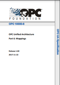 OPC Unified Architectur Part 6: Mappings. Release 1.04.