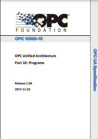 OPC Unified Architecture Part 10: Programs. Release 1.04. 2017-11-01