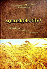 Aqroekologiya. Metodologiya, texnologiya, iqtisadiyyat
