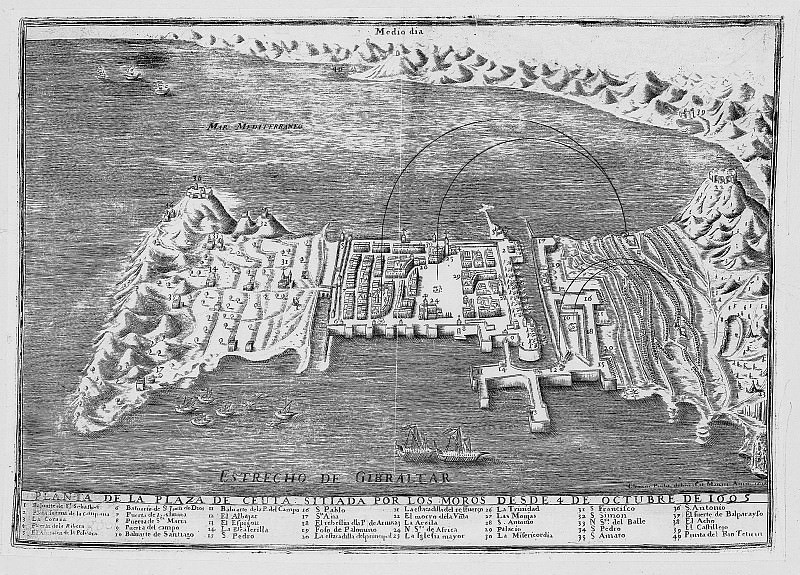 Seuta mənzərəsi, 1605