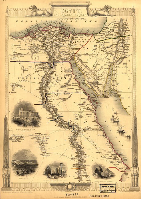 Misir və Ərəbistan Petreya, 1851