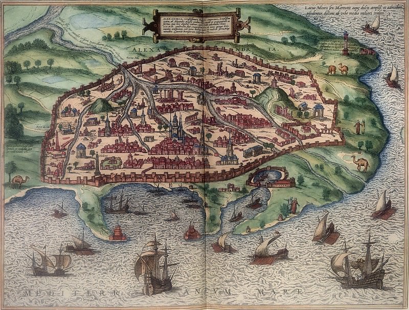 Georg Braun və Franz Hogenberq – İsgəndəriyyə, 1575
