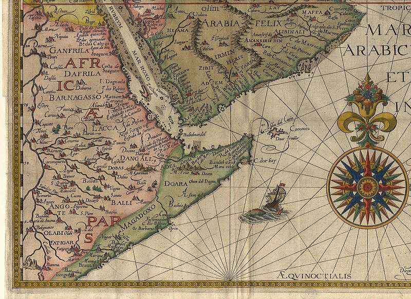 Ərəbistan və Şərqi Hindistan, 1596
