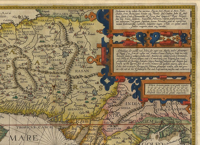 Ərəbistan və Şərqi Hindistan, 1596