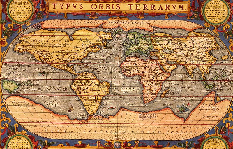 Dünya Xəritəsi, 1601