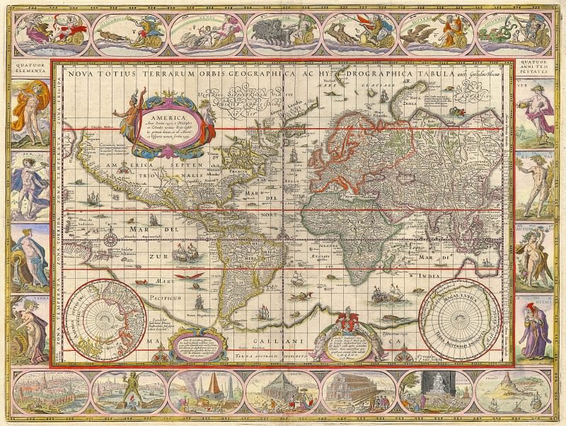 Dünya xəritəsi, 1635