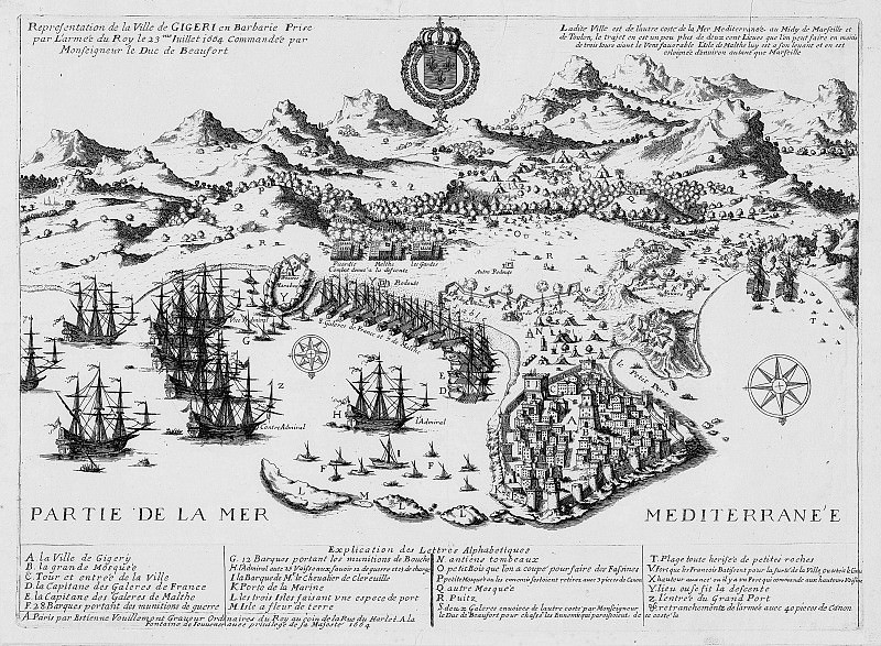 Fransa donanması tərəfindən Əlcəzair ələ keçirilməsi, 1664-cü il