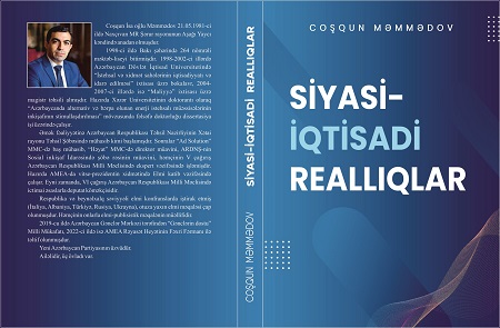 "MEK-ə “Siyasi-iqtisadi realliqlar” adlı kitab daxil olub"