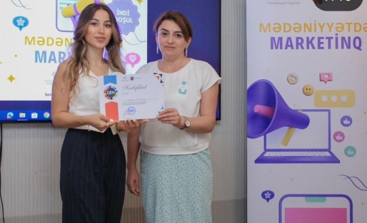 "MEK-in şöbə müdiri “Mədəniyyətdə Marketinq” adlı layihədə iştirak edib"