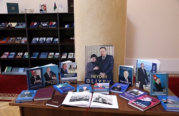 "AMEA-da baş tutan “Heydər Əliyev dövlətçilik idealları və müasir dövr” mövzusundakı elmi konfransda MEK sərgi təşkil ed